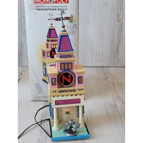Dept 56 Newsstand Daily 13602 monopoly village accessory - Picture 1 of 7